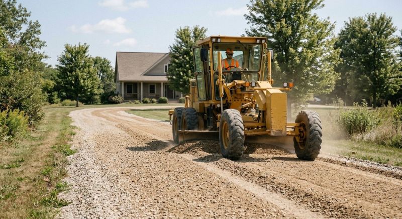 Gravel Parking Lot Grading in Atlanta, GA
